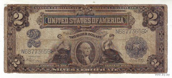 США, 2 доллара 1899 год. Редкость ! Цена снижена !