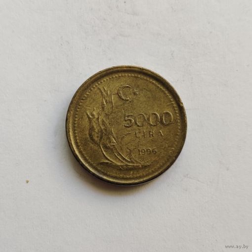 Турция 5.000 лир 1996 г.