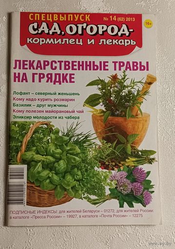 Журнал Сад, огород. Лекарственные травы на грядке 14/2013