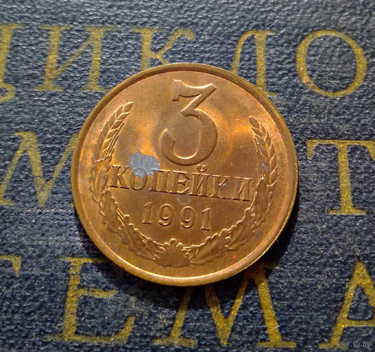 3 копейки 1991 Л СССР #06