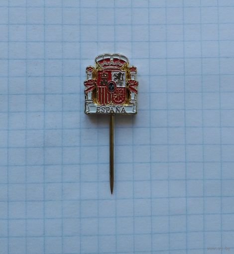 Испания, герб двухсторонний (фрачник)