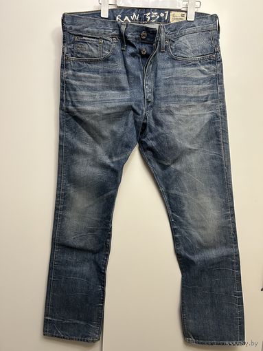 G-STAR Джинсы серые синие голубые  размеры 34/34,