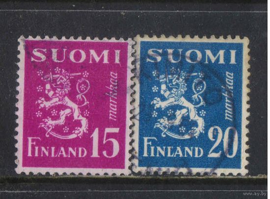 Финляндия 1950 Герб Стандарт #382-3
