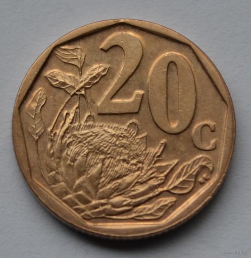 ЮАР, 20 центов 2008 г.