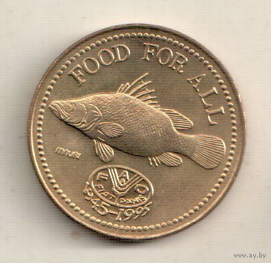 Уганда 200 шиллинг 1995 ФАО
