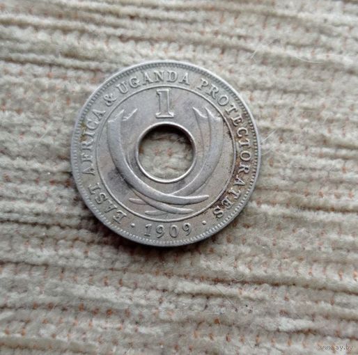 Werty71 Восточная Африка Уганда 1 цент 1909