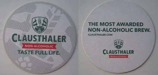 Подставка под пиво Clausthaler /Германия/.