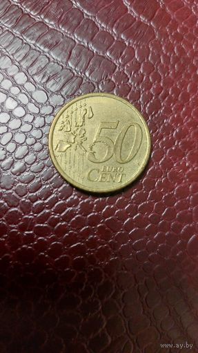 Монета 50 евроцентов 2000г. Финляндия. Хорошая!