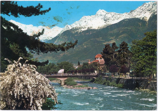 Открытка, прошедшая почту, Европа, ХХ в.