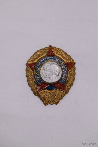 Знак. "Отличник армии" Варшавского договора. Польша.