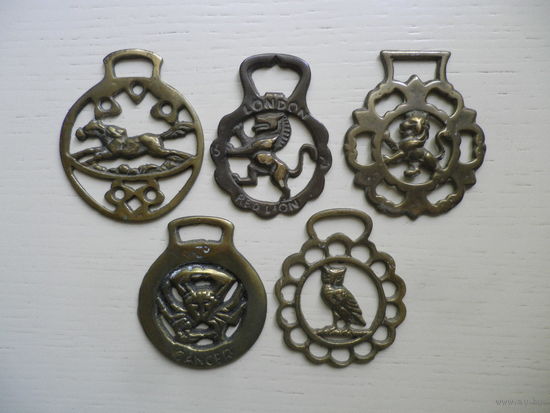 Медальон, латунь, Англия.