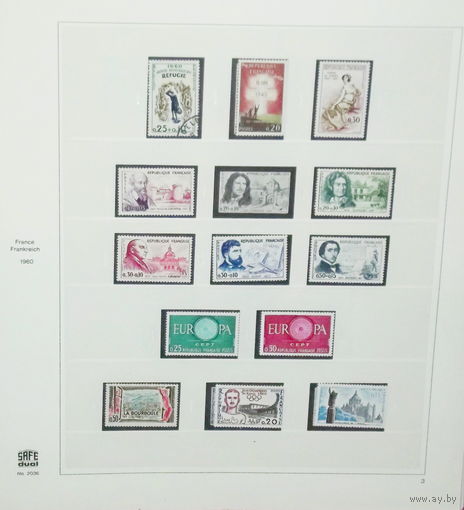 ФРАНЦИЯ.Хронология.РАСПРОДАЖА АЛЬБОМА ПОСТРАНИЧНО !Могут встречаться аккуратные наклейки! СОСТОЯНИЕ НА ФОТО !