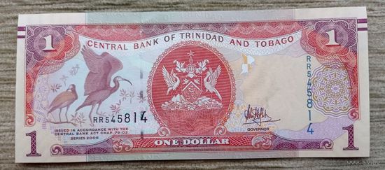 Werty71 Тринидад и Тобаго 1 доллар 2006 UNC банкнота птица