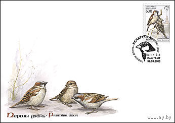 Конверт "Домовой воробей"