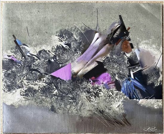 Андрукович К.Н "Спящий ангел", 1994г. Холст, масло. Размер 82х68 см.