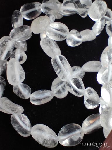 Горный хрусталь бусины