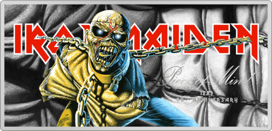 Монета Банкнота – Iron Maiden Piece of Mind