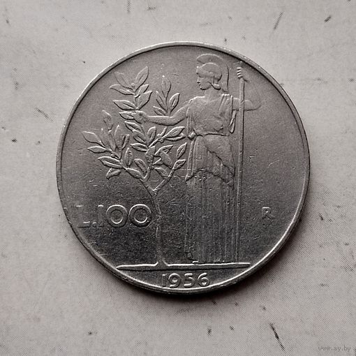 100 лир 1956 года Италия. Итальянская Республика.