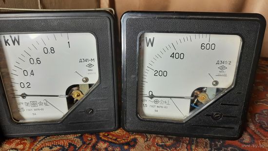 Ваттметры (варметры) Д341М и Д341/2,СССР