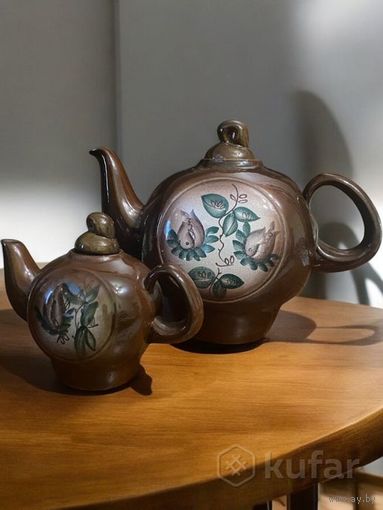 Чайник и заварник глина