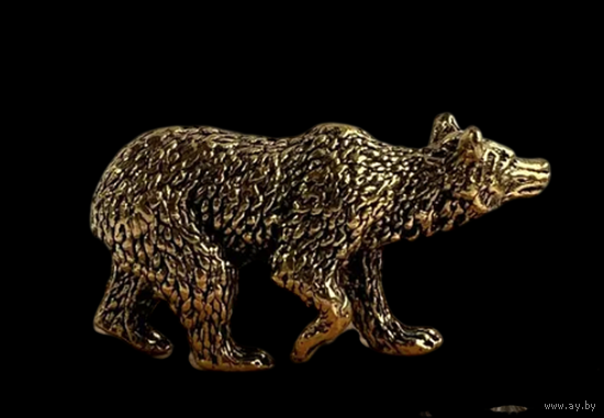 Статуэтка Медведь Латунь