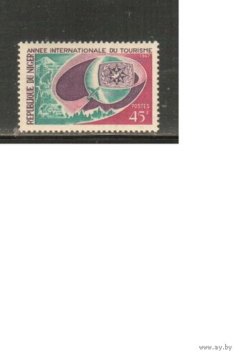 Нигер-1967 (Мих.159) **,  Туризм (одиночка)