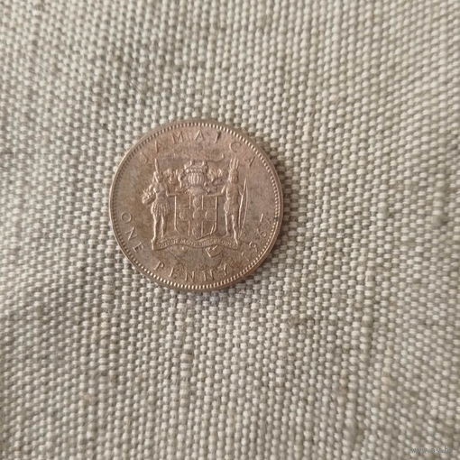 Колония Ямайка 1 пенни 1967