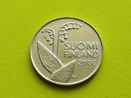 Финляндия. 10 пенни 2000. Брак, выкрошка. Торг.