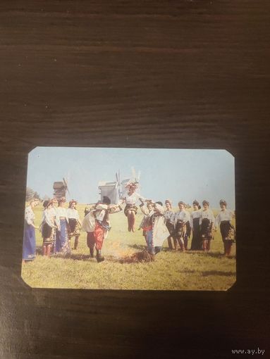 Календарик,артисты,украина,1990