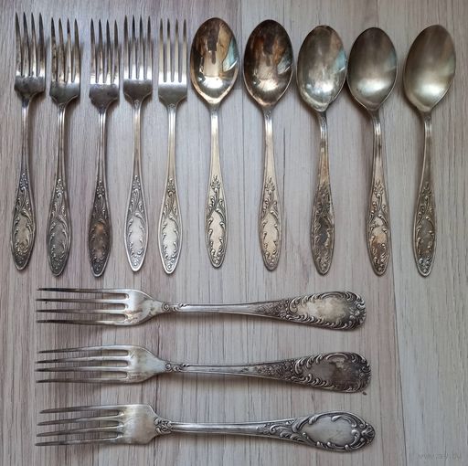 Мельхиор СССР 13 штук.МНЦ и Кольчугино