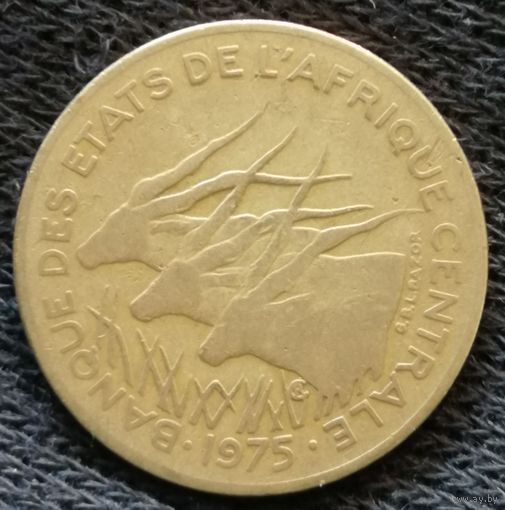 Центральная Африка (BEAC) 25 франков, 1975 г., KM# 10