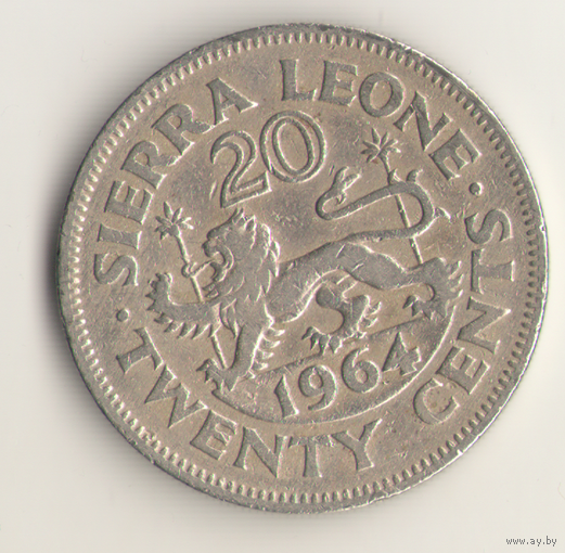 20 центов 1964 г.