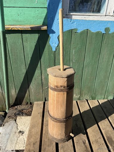 Маслобойка ручная старинная