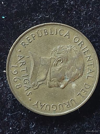 10 песо уругвай 1968