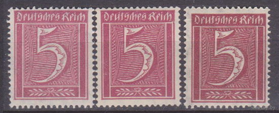 Веймарская республика Германия 1921 год Лот 2   ЧИСТАЯ РАЗНЫЕ ОТТЕНКИ цена за 1-у марку на Ваш выбор водяной знак -1