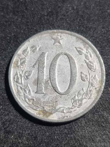 Чехословакия 10 геллеров 1965