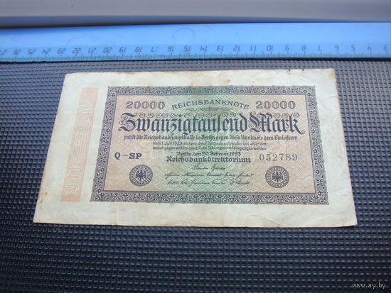 Германия 20000 марок 1923