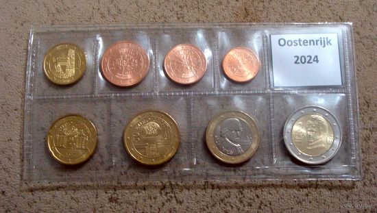 Монеты Австрии 2024 годовой набор