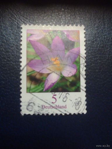 Германия. Цветы. 2005г. гашеная