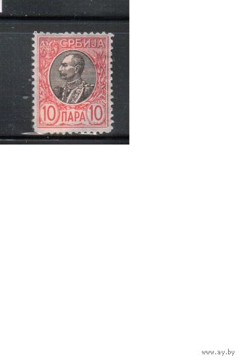 Сербия-1905,(Мих.86)   *   , Стандарт, Король Петр,