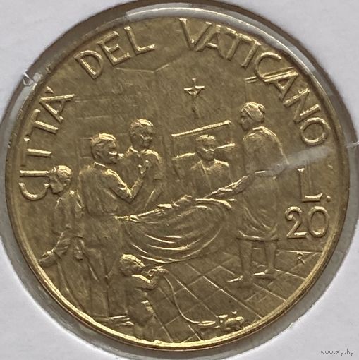 Ватикан 20 лир 1994 г. В холдере