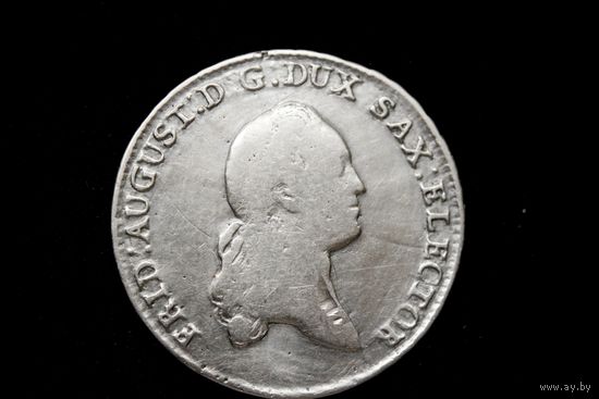 2/3 талера 1774 г. Саксония (Германия), Фридрих Август. С подвеса