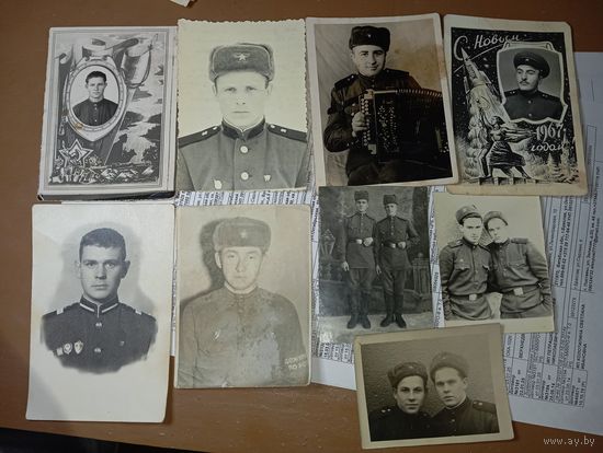 Фото солдат СССР на память 1960х годов . С рубля