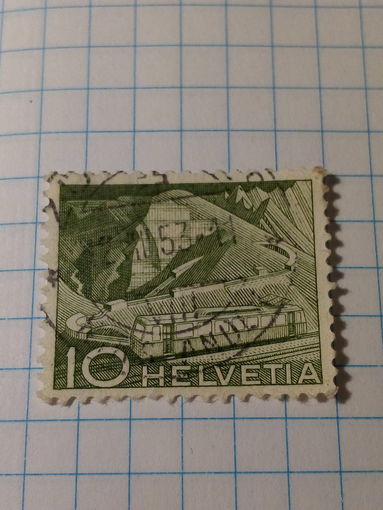Марка  Швейцария 1949