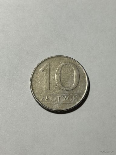 10 злотых 1988 Польша