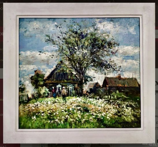 Каталожный Исаенок Н.И. "Хутар",2008г. 46х50 см без учета рамы. Каталожная.