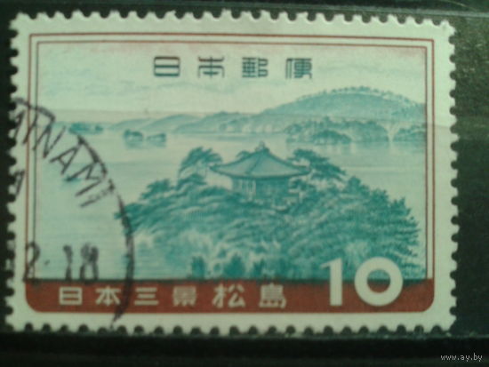 Япония, 1960. Храм Годайдо. Mi-0,8 евро гаш.