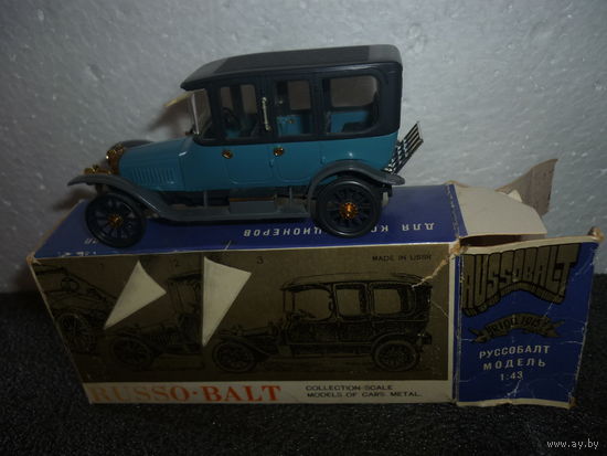 Модель авто РУССО-БАЛТ 24/40 Лимузин Берлин. 1:43. Made in USSR.