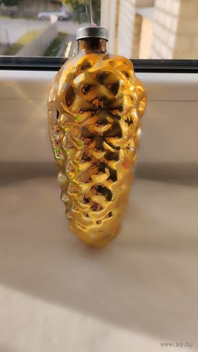 Ёлочная игрушка СССР " Шишка"