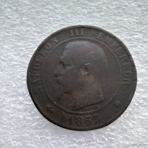 10 сантимов 1855